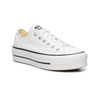 White converse platform sneaker lowtop